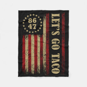 Taco Funny Let's Go Taco Shirt Men Women Tees Fleece Blanket