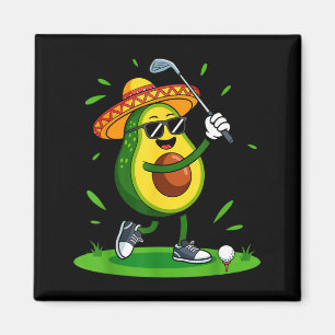 Taco golf player cinco de mayo mexican golfer food magnet