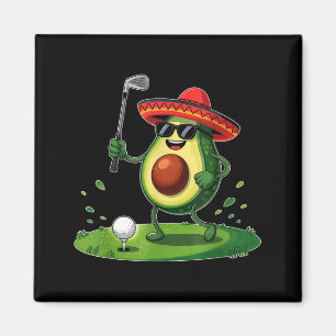 Taco golf player cinco de mayo mexican golfer food magnet