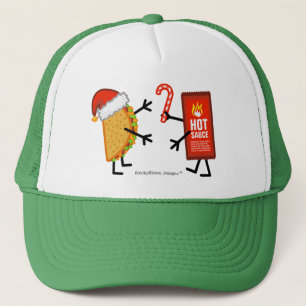Taco & Hot Sauce - Christmas Trucker Hat