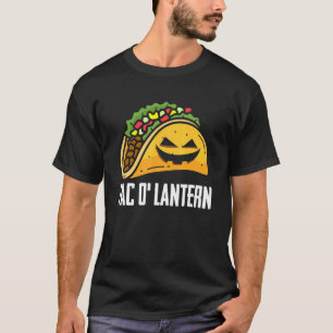 Taco Jack O Lantern Lazy Halloween Costume Cute Me T-Shirt
