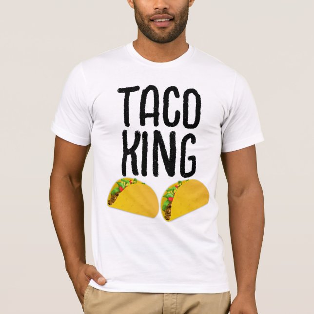 TACO KING MEN'S FUNNY DAD T-SHIRTS (Front)