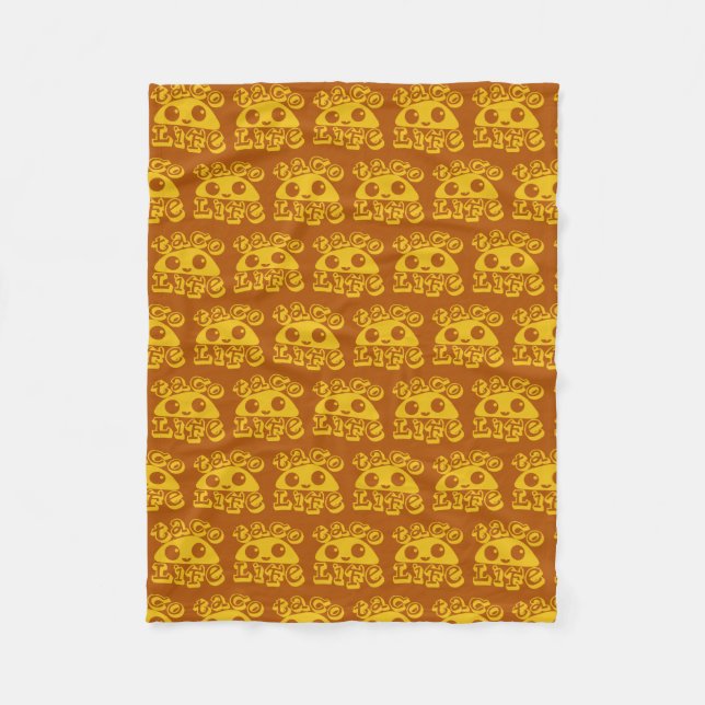 Taco Life TP Fleece Blanket (Front)