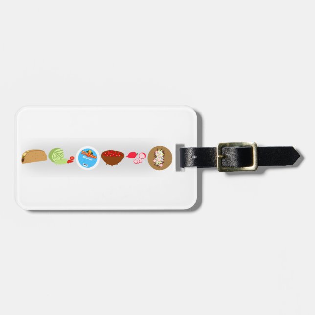 Taco Love Luggage Tag (Front Horizontal)