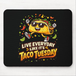 Taco lover design cinco de mayo taco for men women mouse pad