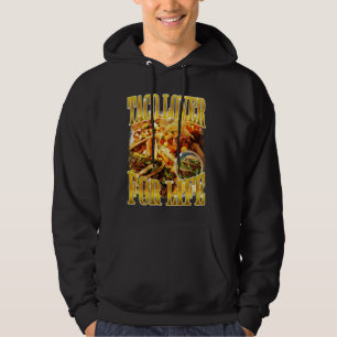 Taco lover for life cinco de mayo Taco Bootleg Rap Hoodie