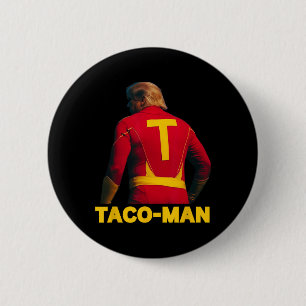 Taco-man Funny Anti-trump Halloween Political Cost 6 Cm Round Badge