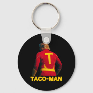 Taco-man Funny Anti-trump Halloween Political Cost Key Ring