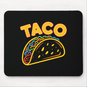 Taco mexican food mouse pad