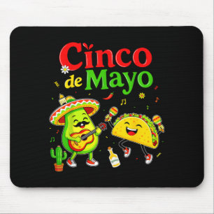 Taco Mexican Patty for Kids Boy Girl Men Women Mouse Pad