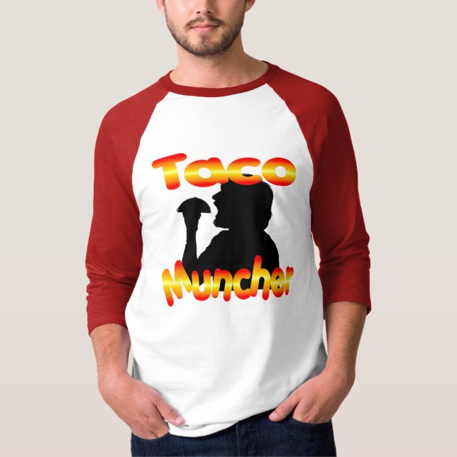 Taco Muncher Baseball Shirt (Front)