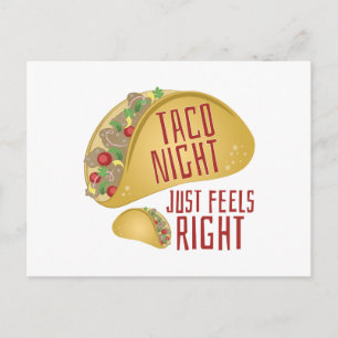 Taco Night Postcard