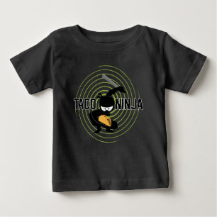 Taco Ninja Design - Baby Fine Jersey T-Shirt