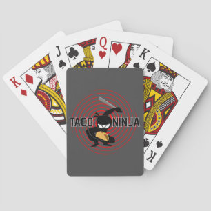 Taco Ninja Design - Classic Playing Cards