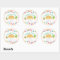 Taco Party Baby Shower Thank you Stickers