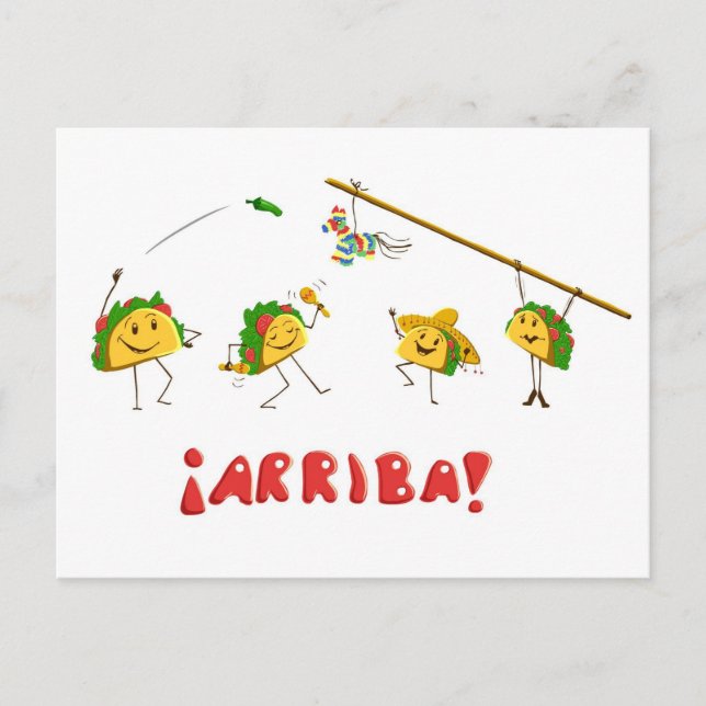 Taco Party Postcard (Front)