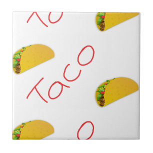 Taco pattern on ceramic tile