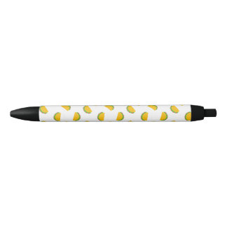 Taco Pattern Print Black Ink Pen