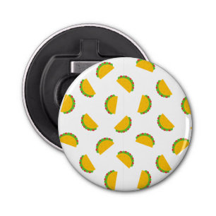 Taco Pattern Print Bottle Opener