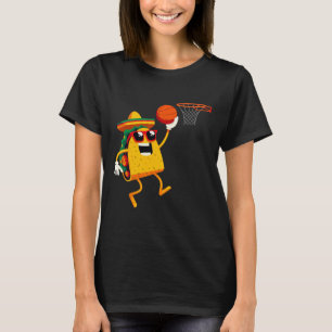Taco Playing Sketll For Cinco De Mayo Celebration T-Shirt