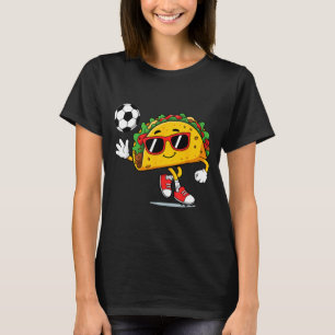Taco playing soccer mexican cinco de mayo sombrero T-Shirt
