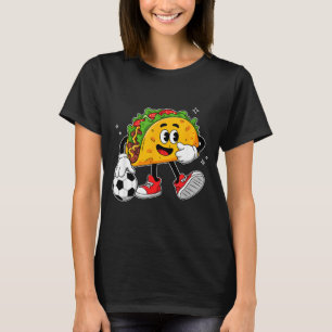 Taco playing soccer mexican cinco de mayo sombrero T-Shirt