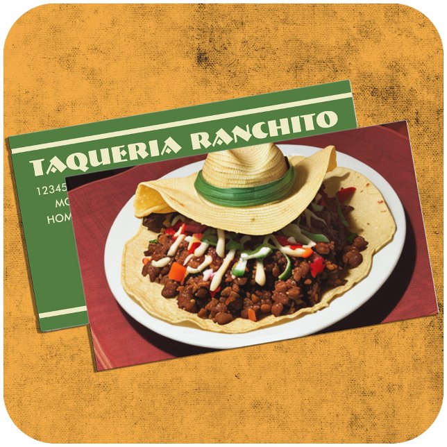 taco ranchito with qr code loyalty card (Creator Uploaded)