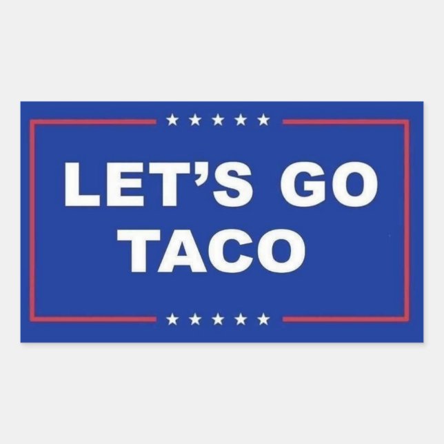 Taco Rectangular Sticker (Front)