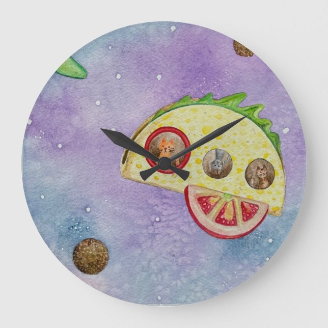 Taco Rocket Clock (Front)