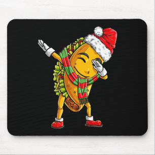 Taco Santa Christmas Kids Boys Men Dab Xmas Gifts  Mouse Pad
