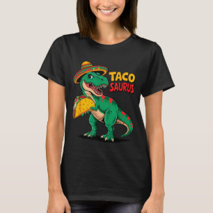 Taco saurus trex cinco de mayo day dinosaur boys T-Shirt