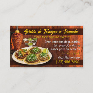 Taco Service Business Cards