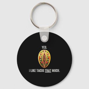 Taco Shirts For Men Cinco De Mayo Mexican Food Foo Key Ring