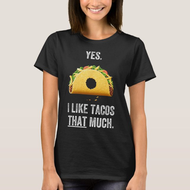 Taco Shirts For Men Funny Cinco De Mayo Mexican Fo (Front)