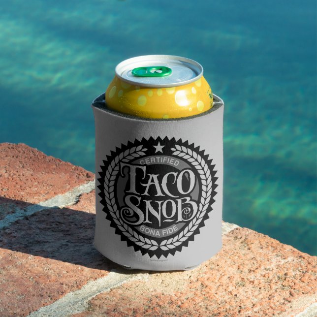 Taco Snob - funny taco lover Can Cooler (In Situ Pool)