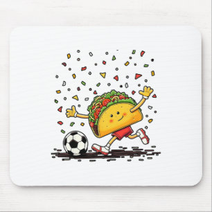 Taco Soccer Cinco De Mayo Celebration Funny Mouse Pad