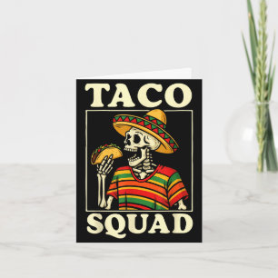 Taco squad card