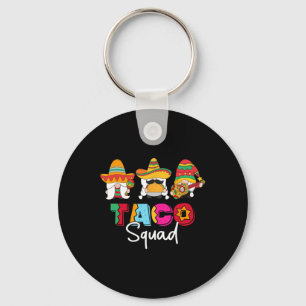 Taco Squad Cinco De Mayo Funny Cute Mexican Food L Key Ring