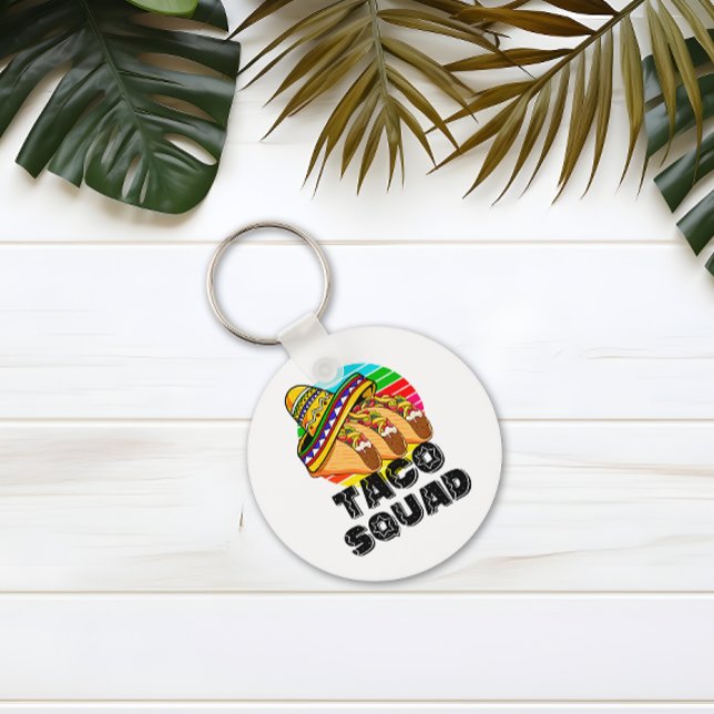 Taco Squad, Cinco de Mayo Key Ring (Taco Squad Keychain)