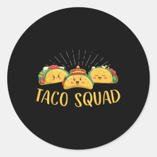 Taco Squad Classic Round Sticker