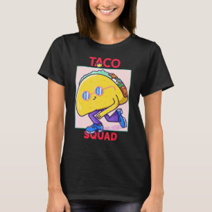 Taco Squad Dancing Taco Cinco De Mayo Mexican Food T-Shirt