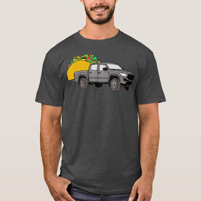 Taco Tacoma Truck TRD Overlanding Overland 4X4 T-Shirt (Front)