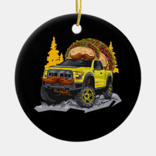 Taco Tacos Truck TRD Overlanding Overland 4X4 Truc Ceramic Ornament