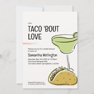 Taco Themed Bridal Shower Invite