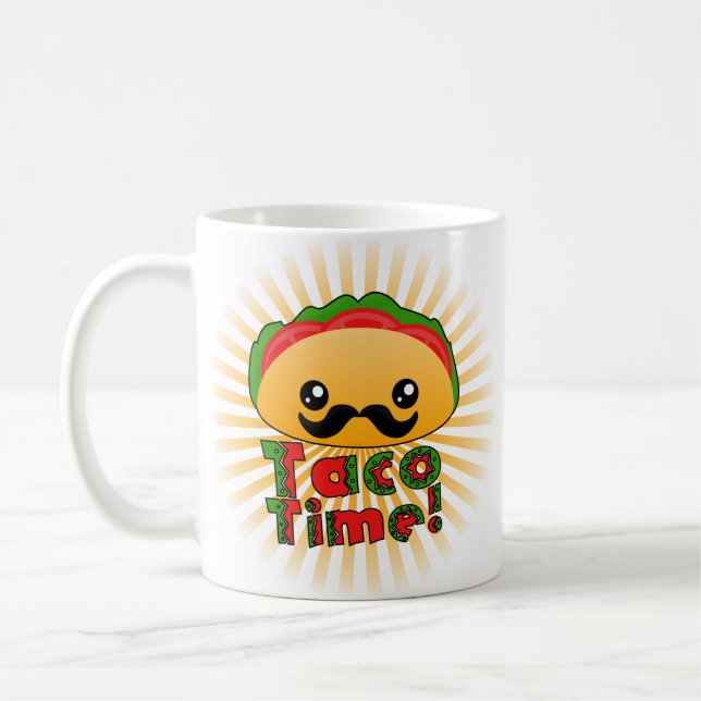 Taco Time Coffee Mug (Left)