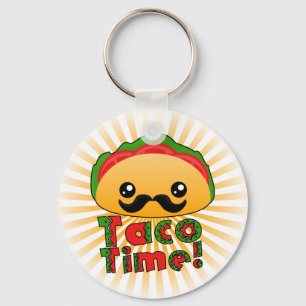 Taco Time Key Ring