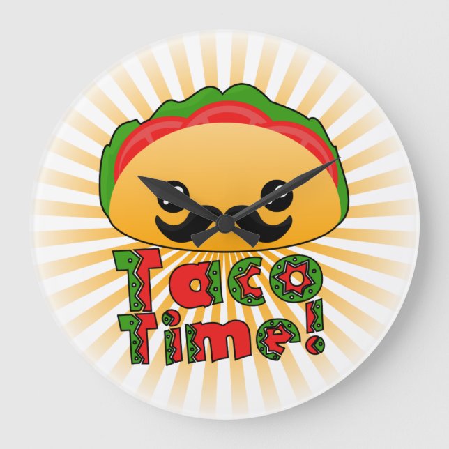 Taco Time Large Clock (Front)