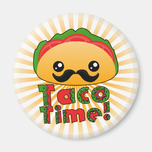 Taco Time Magnet
