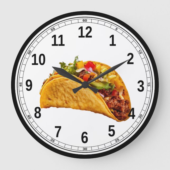 Taco timepiece large clock (Front)