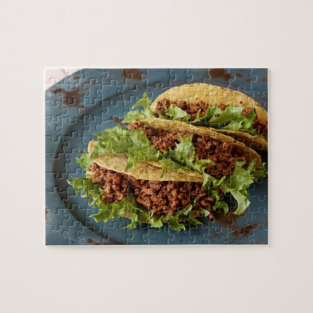 Taco Trio Yummy Jigsaw Puzzle (Horizontal)